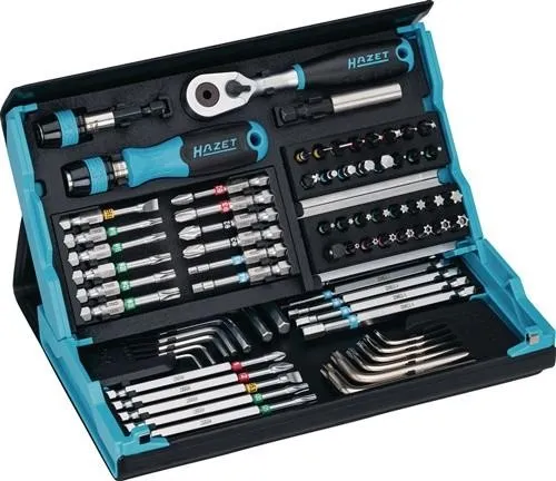 Jeu de mèches Hazet SmartCase 2200SC-31 73 pièces (fente/PH/PZD/TX/TX avec tenon/6 pans int.)