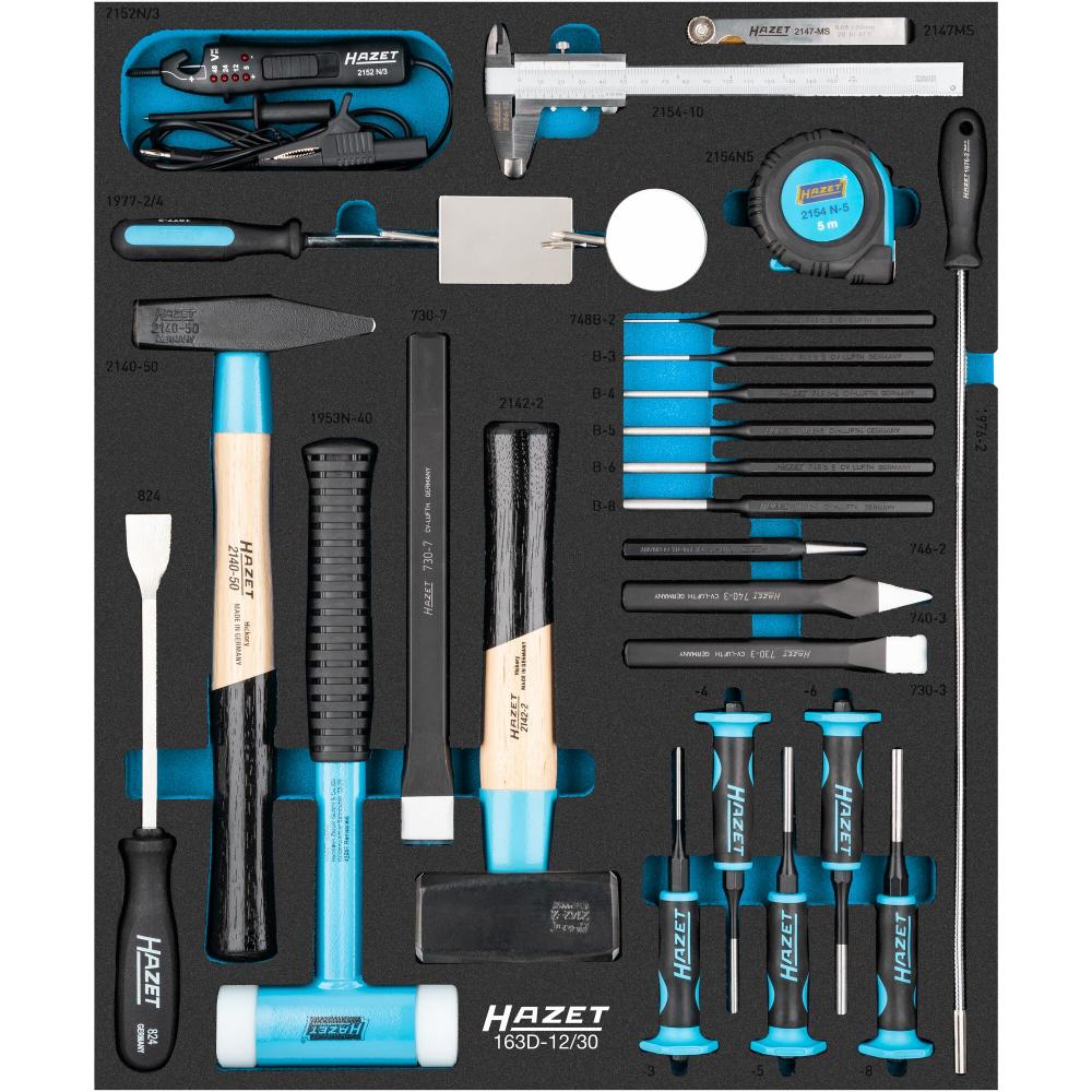 Jeu d'outils HAZET 163D-12/30 - 30 pièces