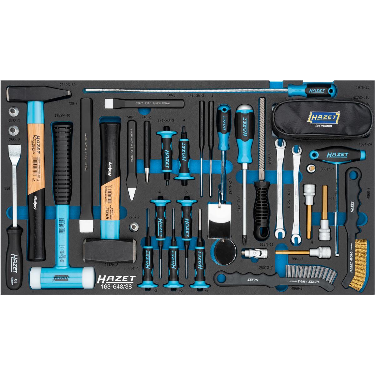 Ensemble d'outils HAZET 38 pièces