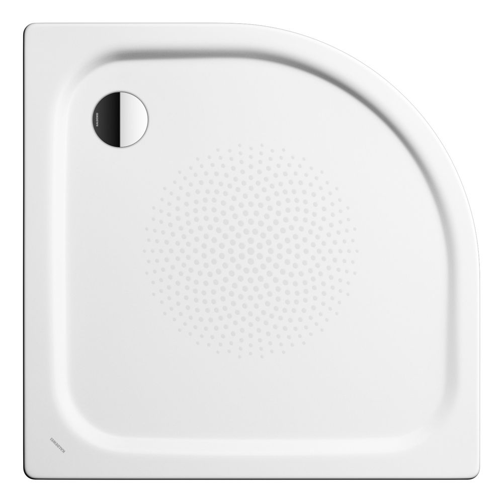 Bac à douche Zirkon rectangulaire Kaldewei 32/65x900x900 mm, profondeur 90 mm, Alpinweiß/Blanc, avec support de bac, PEFF