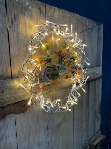 Couronne LED Hellum métal 120 LED 577938