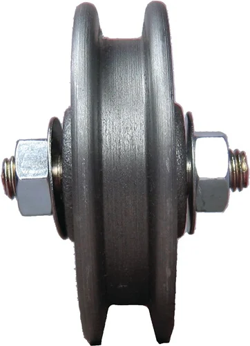 Roulette de porte coulissante HBS-BETZ 75mm STA zinguée 35kg 9/11mm - 62028