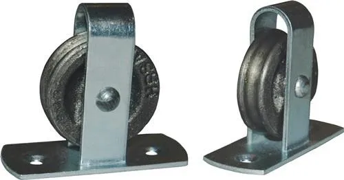 Rouleau fixe HBS-BETZ 496 rainure 6 mm fonte grise avec plaque longitudinale et rainure tournée - 63137