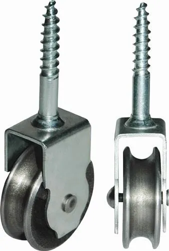 Rouleau pour oiseaux HBS-betz 471 en fonte grise Ø 80 mm Charge max. 30 kg Gorge 8,5 mm