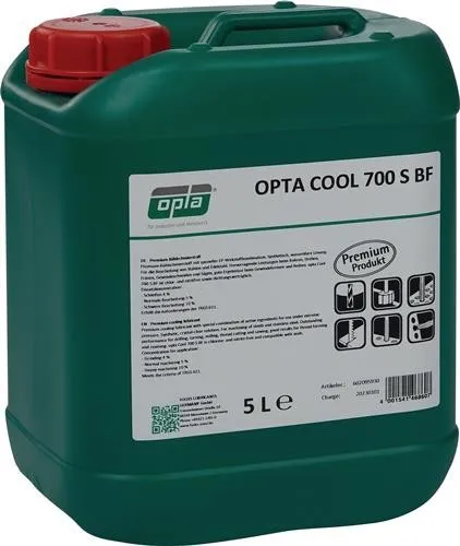 Opta Premium Réfrigérant de coupe Cool 700 S BF soluble dans l'eau - bidon de 5 L