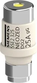 Siemens Porte-fusible NEOZED D02 25A gG 400V jaune 5SE2325