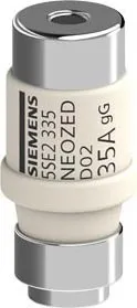 Porte-fusible Siemens NEOZED D02 35A 400V gG noir 5SE2335