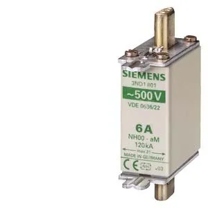 Porte-fusible numérique industriel NH 3ND1812 de Siemens