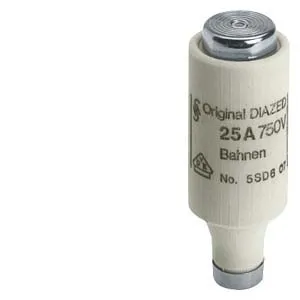 Insert de sécurité Diazed numérique Siemens 5SD608