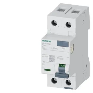 Disjoncteur différentiel industriel numérique Siemens 5SV3311-6KL