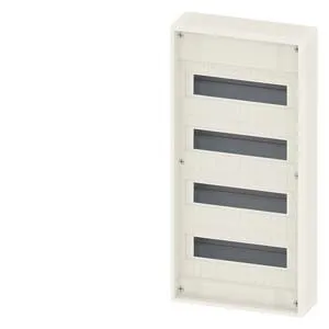 Boîte de dérivation Siemens SIMBOX 8GB5048-0KM - 4 rangées - 4x12 TE (14 TE) - IP30 - sans porte - montage apparent
