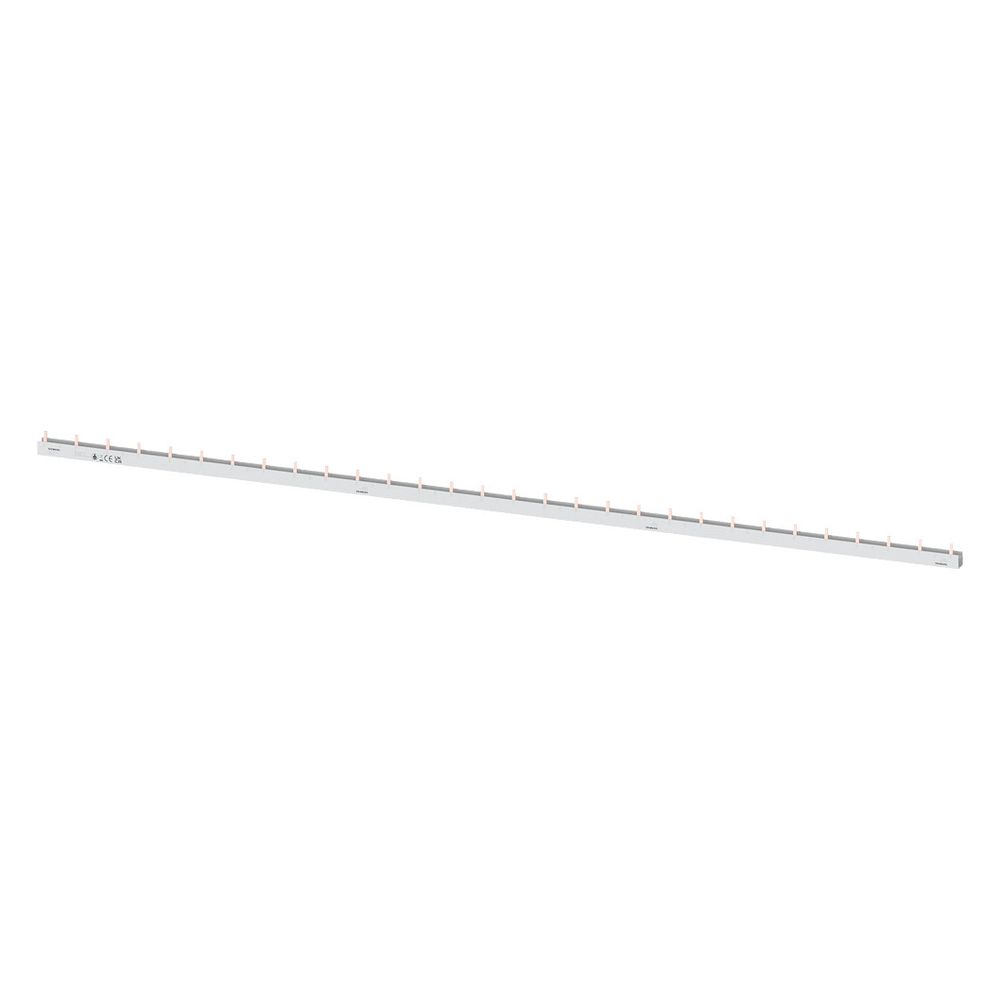 Barrette de distribution Siemens 3 phases 10 mm², 1 050 mm, 30 modules, isolée, 5ST3740-1