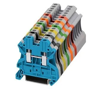 Borne de raccordement industrielle Siemens 8WH1000-0AF02, 2,5 mm², rouge