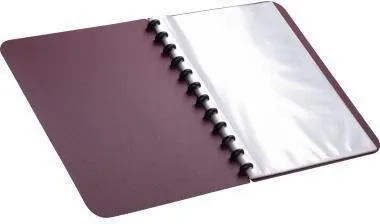 Classeur Oxford manageMe! DIN A4 polypropylène bordeaux +25 pochettes