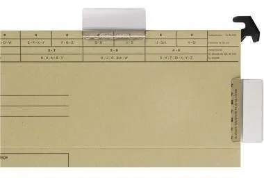 Elba Index transparents 100420891 4 lignes 5,8 cm 50 pièces/paquet — lot de 50 pièces