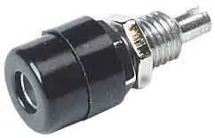 Hirschmann BIL 20 Douille de montage, 4 mm, Noir