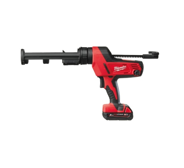 Presse à cartouches Milwaukee M18 C18 PCG 310C-201B (1 x 2,0 Ah) + chargeur + sac de transport