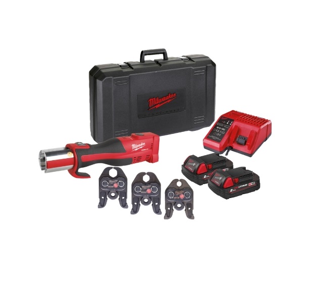 Milwaukee Outil de pressage sur batterie M18BLHPT-202C U-Set sans balais (Plomberie)