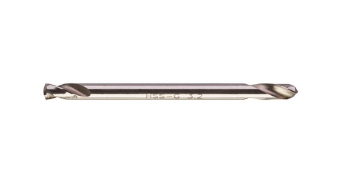 Milwaukee - FORET MÉTALLIQUE HSS-G DOUBLE 3,2X49MM (10) - 4932352224