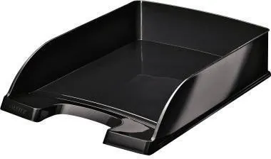 Range-documents Leitz WOW Plus 52263095 DIN A4 empilable, PS noir