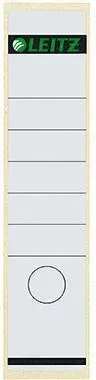 Étiquette pour dos de classeur Leitz 16401001 61,5x285 mm blanc 100 pièces/boîte — lot de 100 pièces