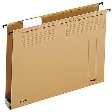 Collecteur suspendu LEITZ ALPHA® 1942 DIN A4 4 cm brun naturel1 Boîte = 25 pcs. — lot de 25 pièces