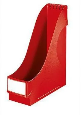 Classeur vertical Leitz en plastique rouge, format A4