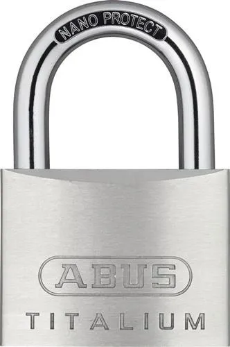 Cadenas à cylindre ABUS 64TI/60 (corps de serrure 60 mm) Titalium, à clés différentes