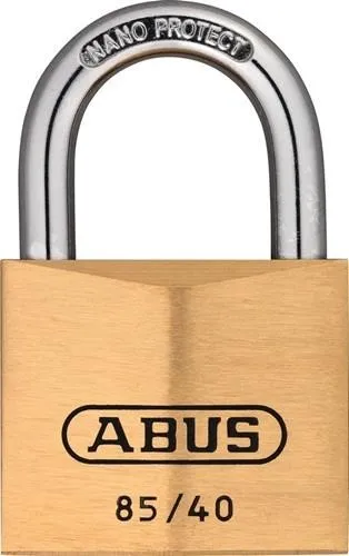 Cadenas à anse ABUS 85/40 - Largeur du corps 40 mm - Laiton - Fermeture différente