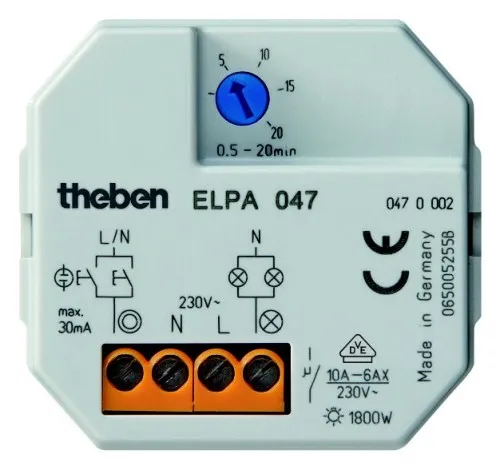 Theben Minuterie d'escalier ELPA 047 UP