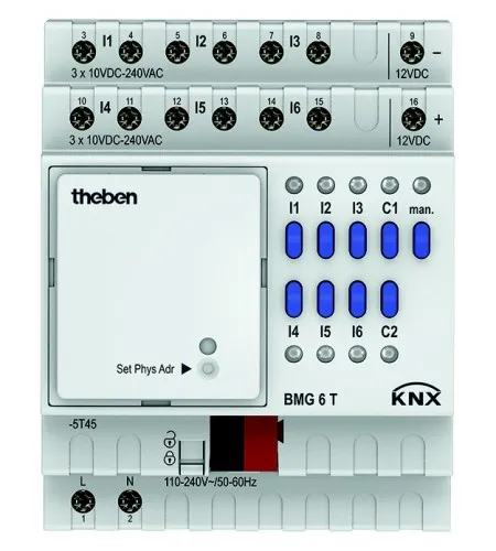 Entrée binaire Theben BMG 6 T KNX