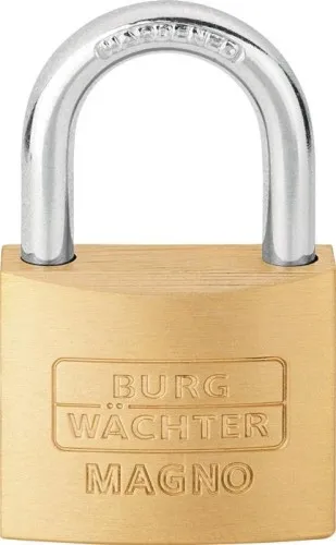 Serrure à cadenas à cylindre Burg Wächter 400 E Magno / 30 GL - Largeur du corps de serrure 30 mm - 49102 7