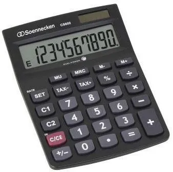 Calculatrice de poche Soennecken CS600 8661 noir