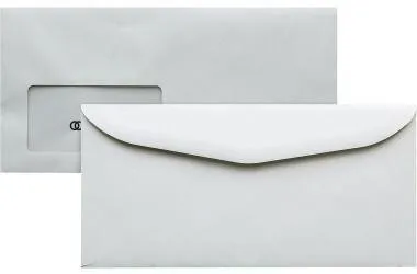 Soennecken Pochette d'enveloppe oeco 2978 114x229mm avec fenêtre gris 1 000 pièces