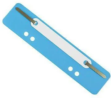 Agrafes de reliure 3173 courte avec couverture en plastique bleu clair 25 pièces/emballage