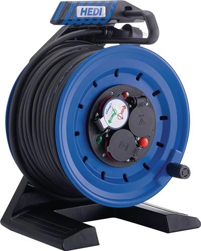 Enrouleur de câble en plastique plein HEDI Generation 7 Companion Ø 250 mm H07RN-F
