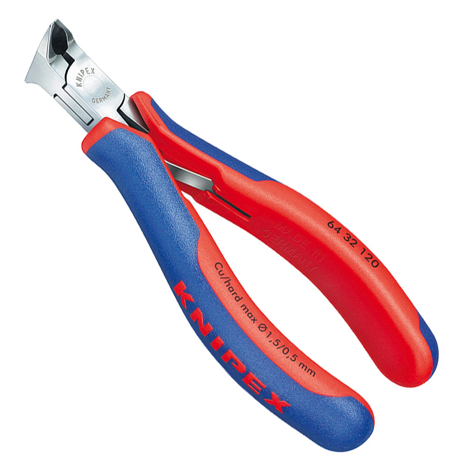 KNIPEX Cisailles de précision avant 120 mm avec gaines multicomposants - 64 32 120