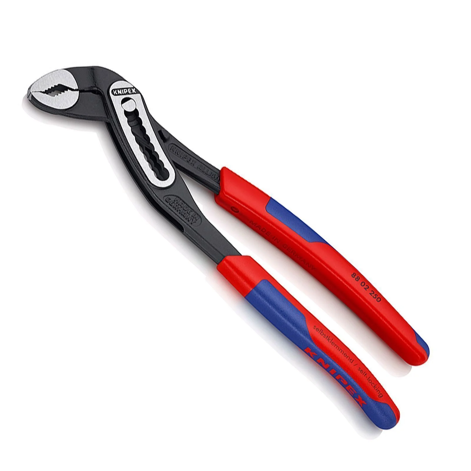 Pince multiprise Alligator® KNIPEX avec manches multi-composants noirs atramentés 250 mm