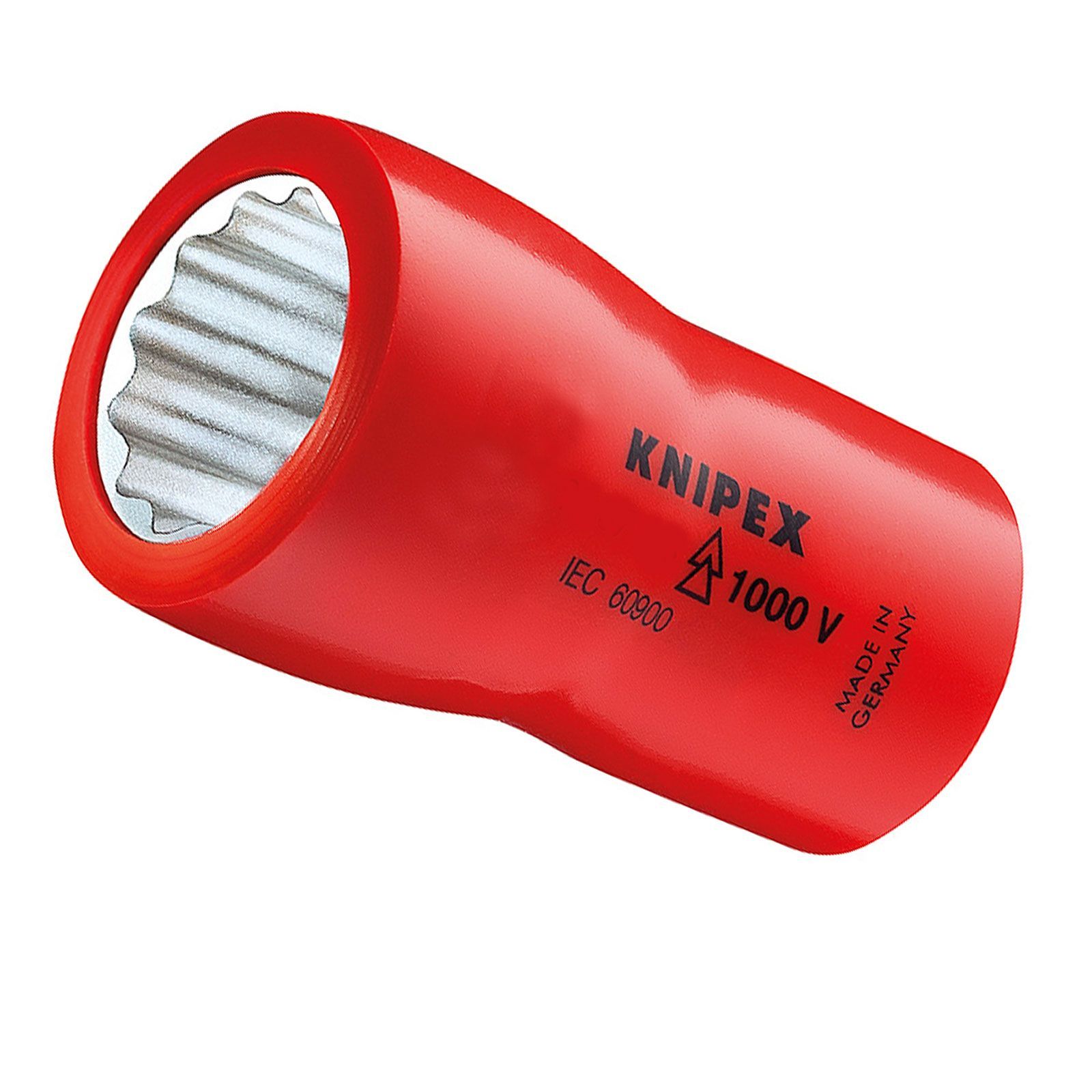 Douille à cliquet (double six pans) avec carré femelle 3/8" 42 mm - KNIPEX