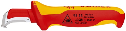Couteau à dénuder, avec sabot de guidage Knipex