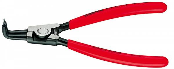 Pince à circlips KNIPEX atramentée coudée