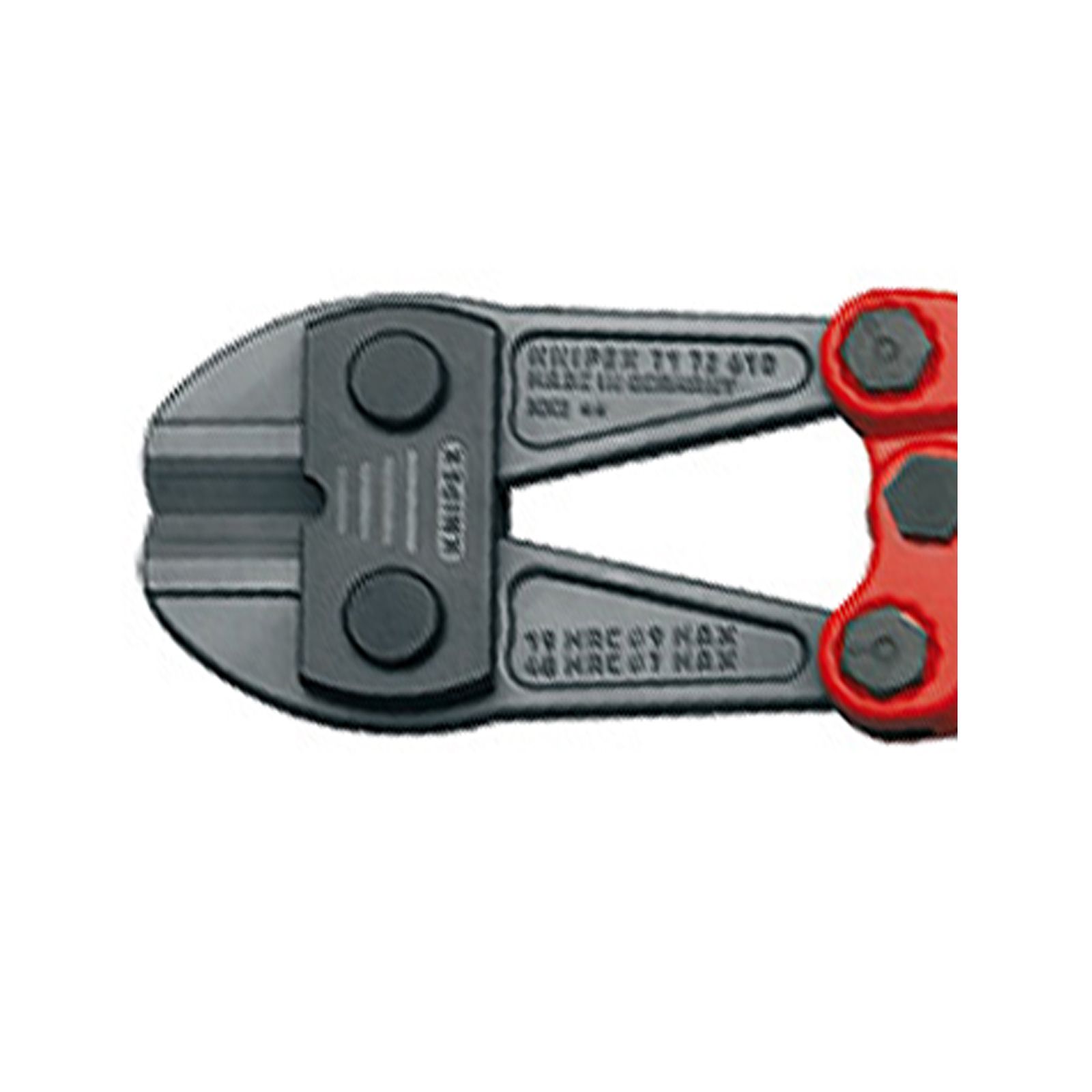 Tête de coupe de rechange KNIPEX avec vis, pour coupe-boulons 460 à 910 mm