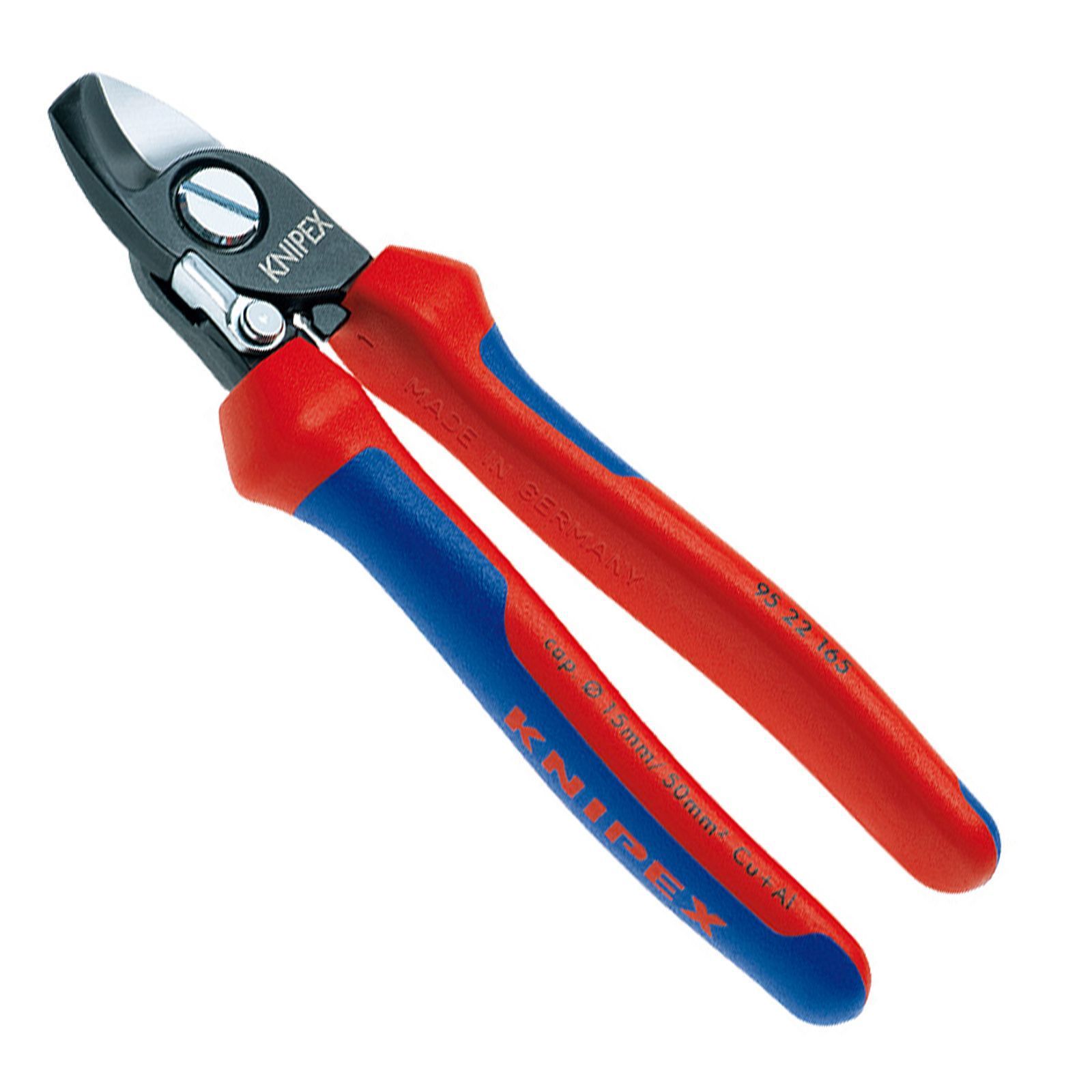 Cisailles à câbles KNIPEX avec ressort d'ouverture