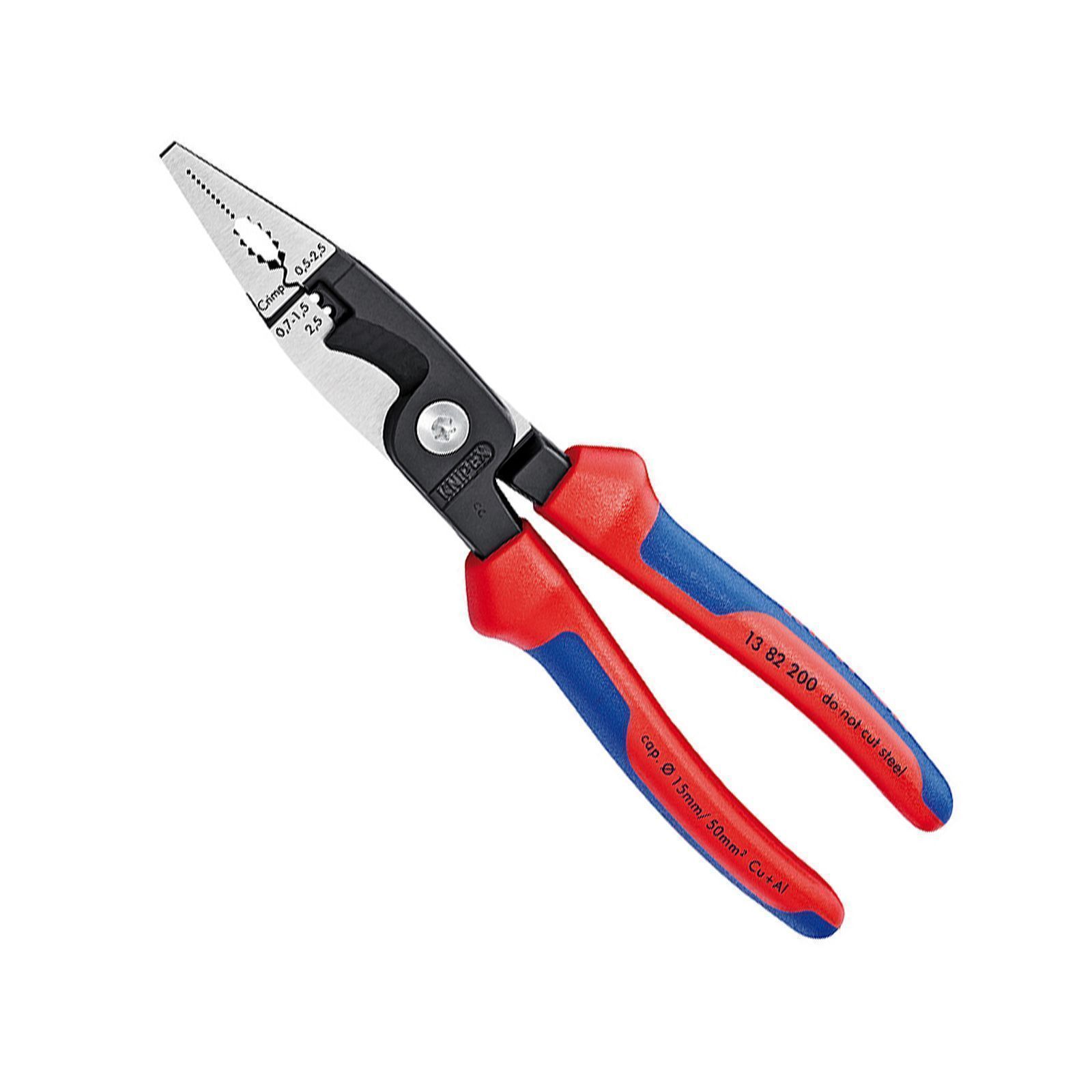 KNIPEX 13 82 200 Pince multifonction pour installation électrique, 200 mm