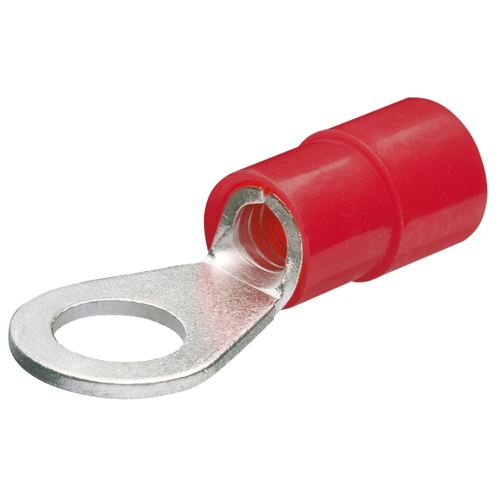 KNIPEX Cosses à sertir en anneau isolées, rouge, 200 pièces — lot de 200 pièces
