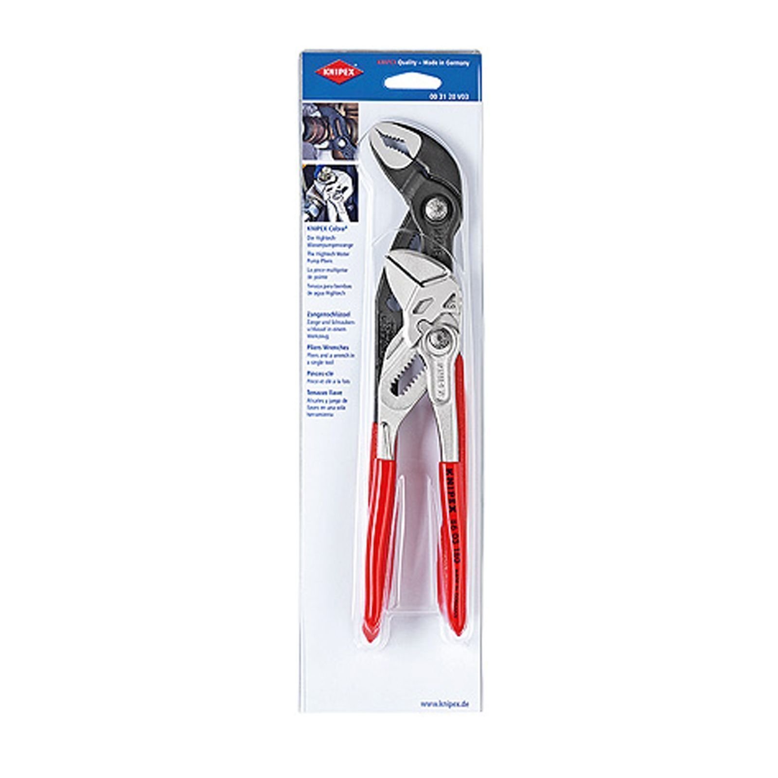Knipex Set de pinces Clé à mâchoires + Cobra® - 003120V03