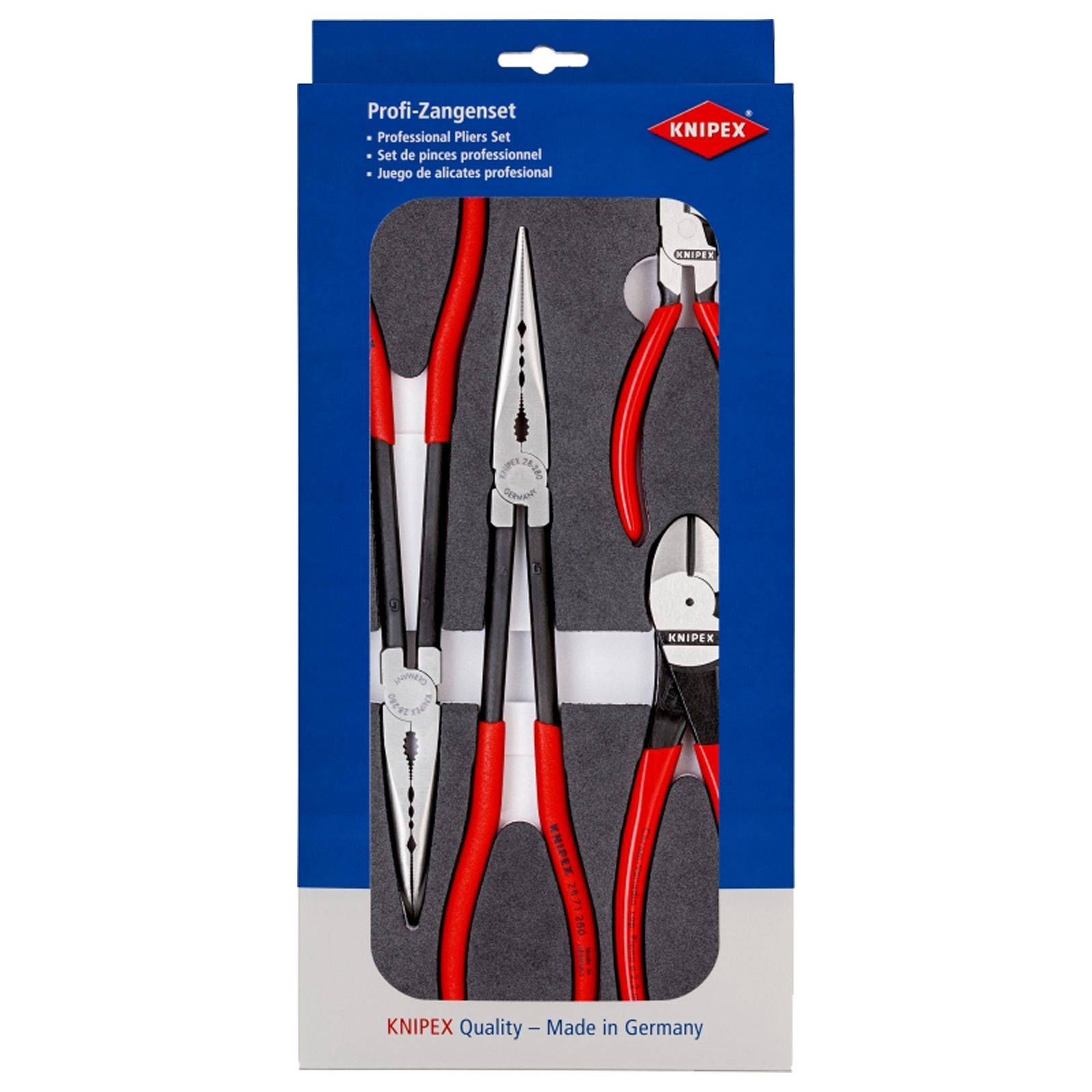 Jeu de pinces Knipex en mousse de rangement 333 mm