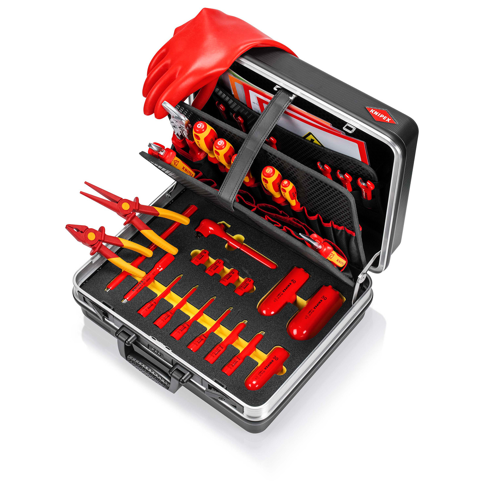 KNIPEX Valise à outils 'Basic' Mobilité électrique 34 pièces 410 mm