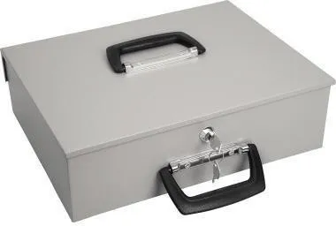 Caisse forte universelle Wedo 150100837 35,5x10x27,5 cm acier gris