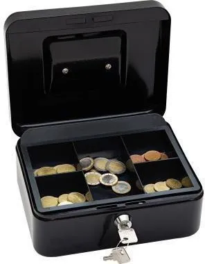 Caisse forte Wedo 145221X, 20 x 16 x 9 cm, noir